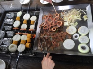 BBQ in 三国海浜公園（^o^）/